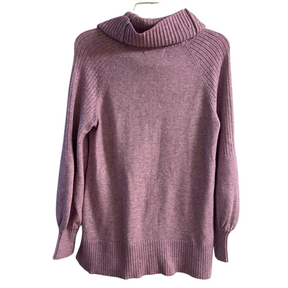 Anthropologie Paloma cowl neck sweater lavender relaxed fit Small - Picture 3 of 7